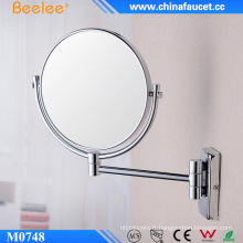 Miroir mural cosmétique 3X en laiton chromé